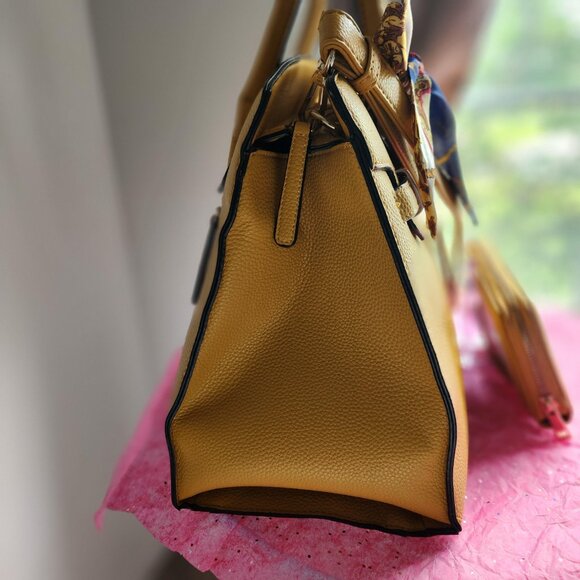 Fashion Yellow Bag and wallet 5 pc Set - Picture 11 of 14